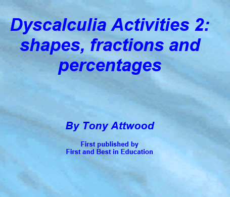 Dyscalculia activities 2: shapes, fractions, percentages 