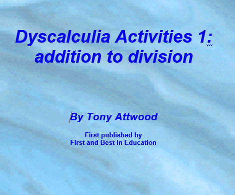 Dyscalculia activities 1: addition to division 